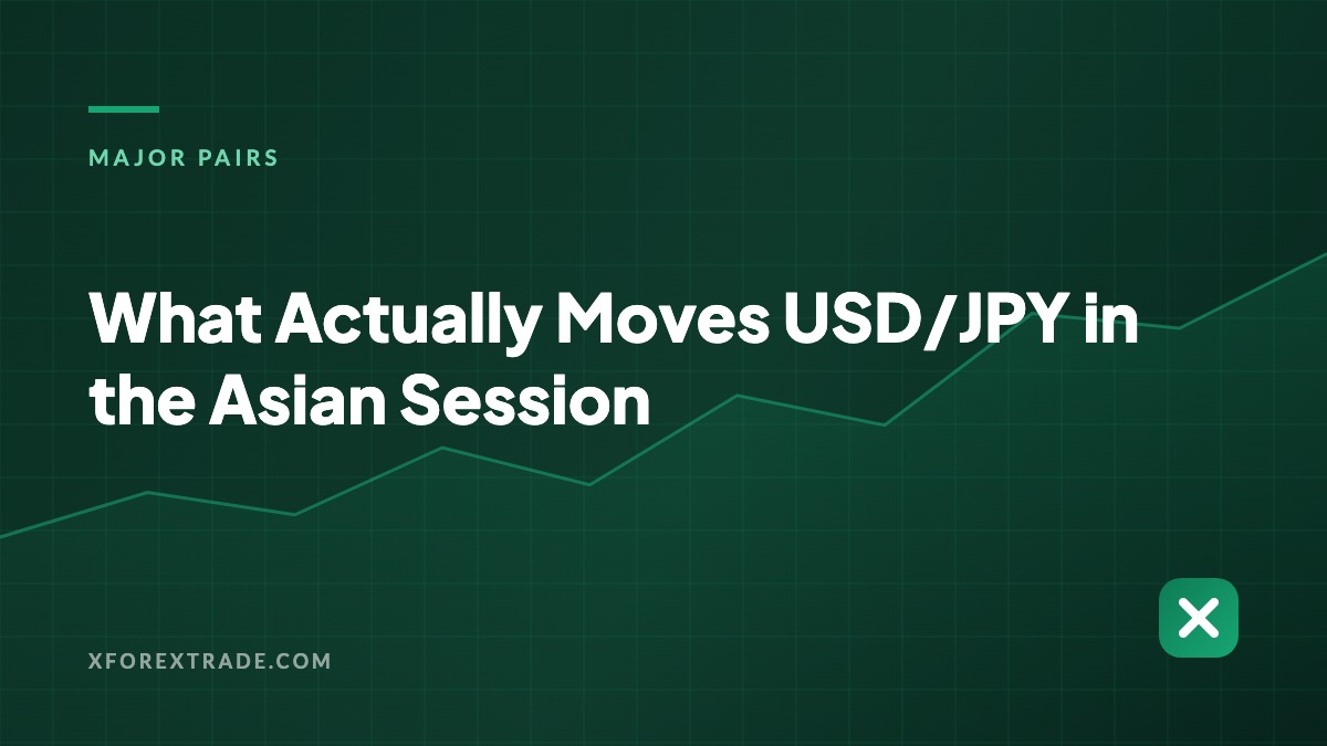 Read more about the article What Actually Moves USD/JPY in the Asian Session